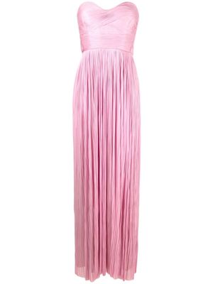 Maria Lucia Hohan Karlie pleated gown - Pink