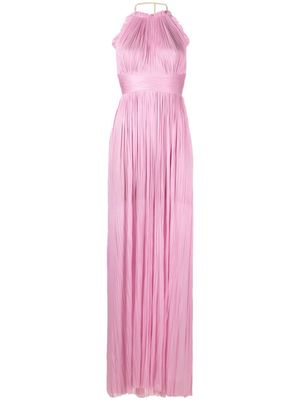 Maria Lucia Hohan Summer pleated silk gown - Pink