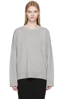 Maria McManus Gray Recycled Cashmere & Organic Cotton Sweater