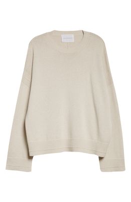 Maria McManus Recycled Cashmere & Cotton Sweater in Crema