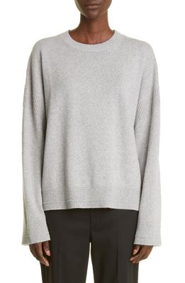 Maria McManus Recycled Cashmere & Cotton Sweater in Heather Grey
