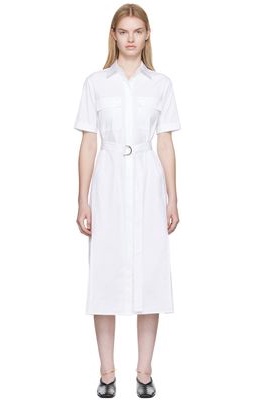 Maria McManus White Organic Cotton Midi Dress