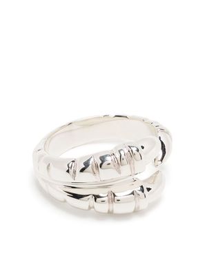 Maria Nilsdotter Claw silver-plated ring