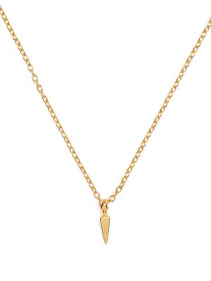 Maria Nilsdotter Poison Arrow pendant necklace - Gold