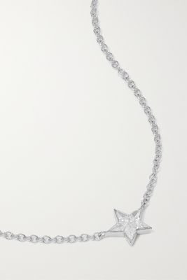 MARIA TASH - 18-karat White Gold Diamond Necklace - one size