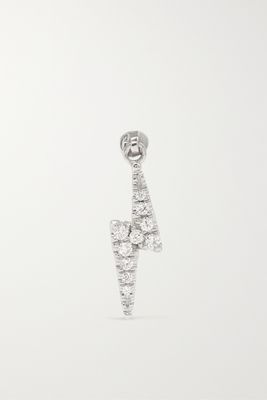 MARIA TASH - 18-karat White Gold, Sapphire And Diamond Single Earring - one size