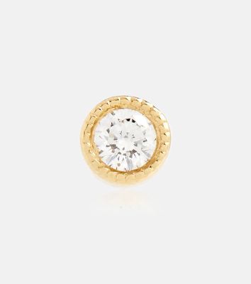 Maria Tash 18kt gold and diamond earring