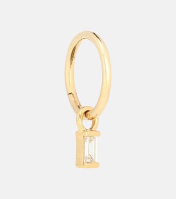 Maria Tash 18kt gold hoop earring with diamond
