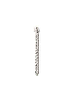 MARIA TASH 18kt white gold Eternity Bar diamond charm - Silver