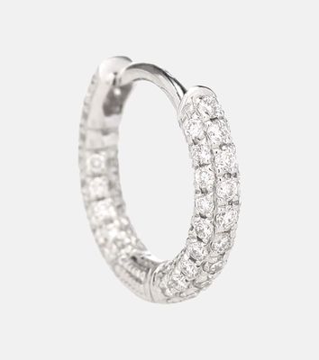 Maria Tash 18kt white gold single earring with diamonds