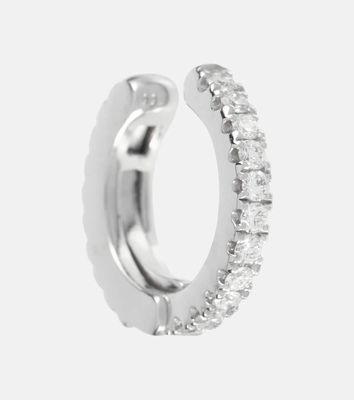 Maria Tash Diamond Eternity 18kt white gold single ear cuff with diamonds