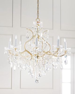 Maria Theresa 9-Light Clear Crystal Chandelier