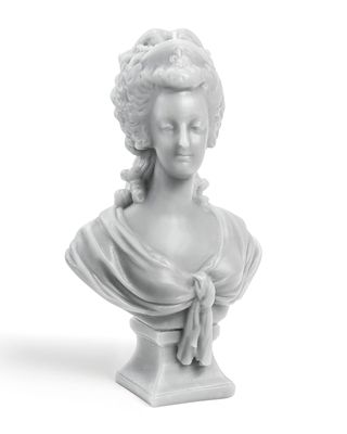 Marie-Antoinette Bust Candle - Gray
