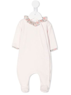 Marie-Chantal wings-motif ruffle-trim pajamas - Pink