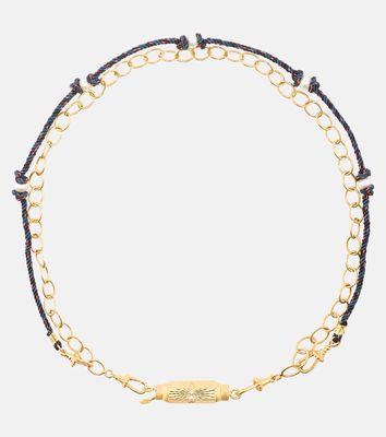 Marie Lichtenberg Rosa 14kt gold locket necklace with diamonds