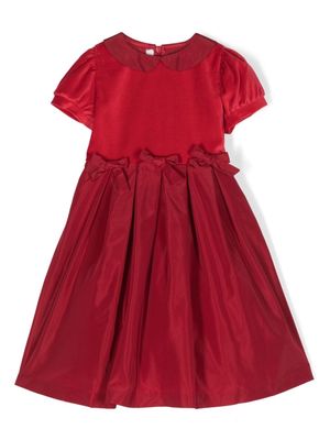Mariella Ferrari bow-embellished cotton dress - Red