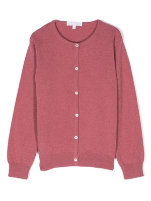 Mariella Ferrari button-up fine-knit cardigan - Pink