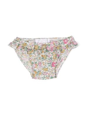 Mariella Ferrari floral-print cotton bikini bottoms - Pink