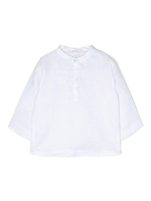 Mariella Ferrari linen polo shirt - White