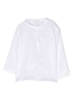 Mariella Ferrari long-sleeve linen sweatshirt - White