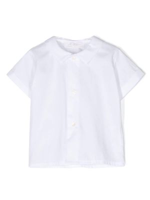 Mariella Ferrari short-sleeve cotton shirt - White