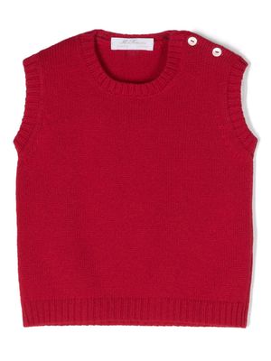 Mariella Ferrari sleeveless knitted top - Red