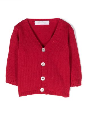 Mariella Ferrari V-neck knitted cardigan - Red