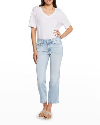 Marilyn Straight Leg Cropped Jeans