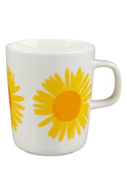 Marimekko Auringonkukka Stoneware Mug in Yellow