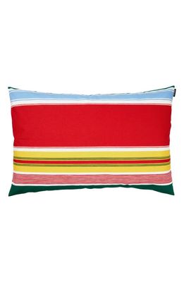 Marimekko Paraati Outdoor Accent Pillow Cover in Green/Red