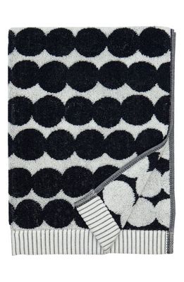 Marimekko Räsymatto Hand Towel in White/black