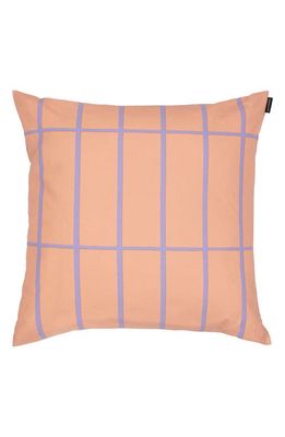 Marimekko Tiiliskivi Accent Pillow Cover in Peach/purple