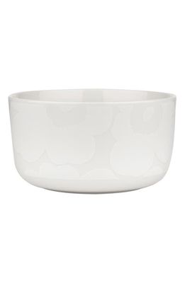 Marimekko Unikko Flower Bowl in White