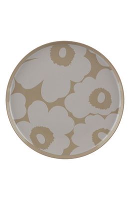 Marimekko Unikko Plate in Terra White