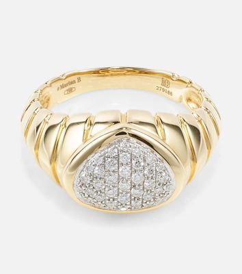 Marina B Timo 18kt gold ring with diamonds