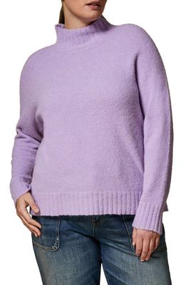 Marina Rinaldi Boxy Mock Neck Sweater in Wisteria