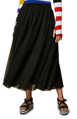 Marina Rinaldi Cancan Tulle Maxi Skirt in Black