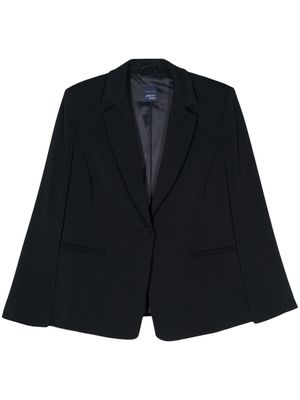 Marina Rinaldi italian-vents cady blazer - Blue