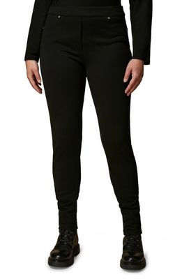 Marina Rinaldi Milano Knit Jersey Leggings in Black