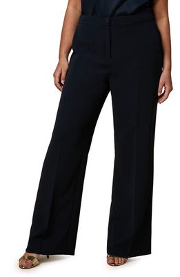 Marina Rinaldi Straight Fit Trousers in Navy