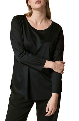 Marina Rinaldi Vagante Jersey T-Shirt in Black