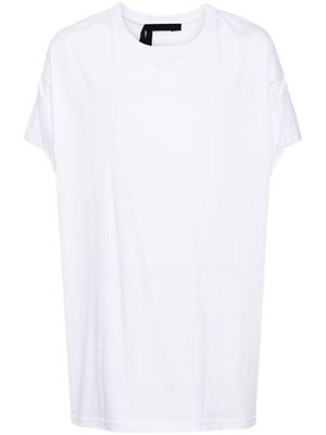 marina yee draped-detail cotton T-shirt - White