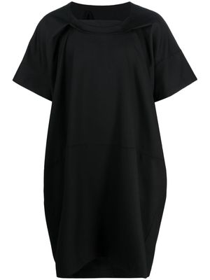 marina yee long wool T-shirt - Black