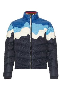 Marine Layer Archive Scenic Puffer Jacket in Blue