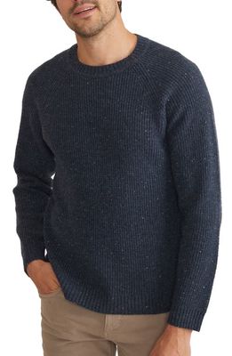 Marine Layer Coleman Crewneck Sweater in Orion Blue