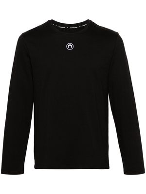 Marine Serre Basic Moon cotton T-shirt - Black