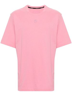 Marine Serre Crescent Moon organic-cotton T-shirt - Pink