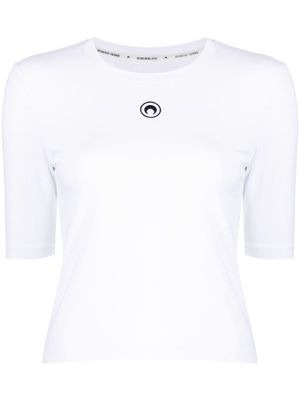Marine Serre Crescent Moon organic-cotton T-shirt - White