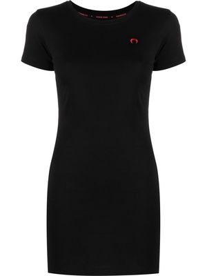 Marine Serre Crescent Moon T-shirt dress - Black