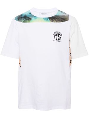 Marine Serre graphic-print cotton T-shirt - White